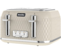 BREVILLE  Curve VTT788 4-Slice Toaster - Cream